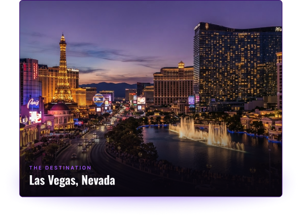 The Las Vegas Strip at dusk — Las Vegas, Nevada